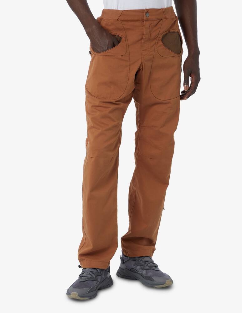 rinascente E9 Pantalone rondo slim in cotone - Marrone