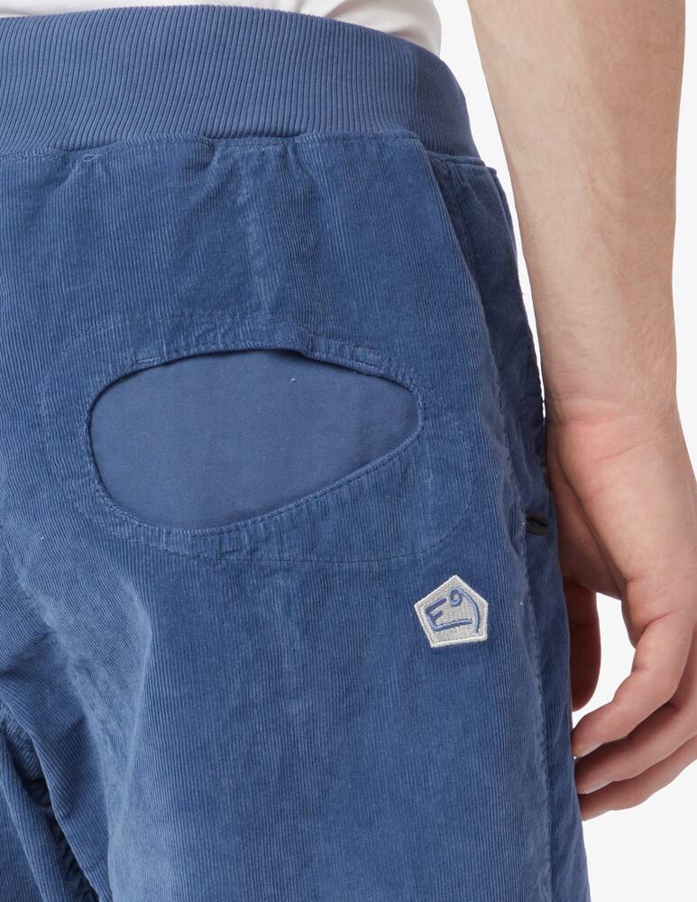 rinascente E9 Pantalone rondo in velluto 1000r regular - Blu