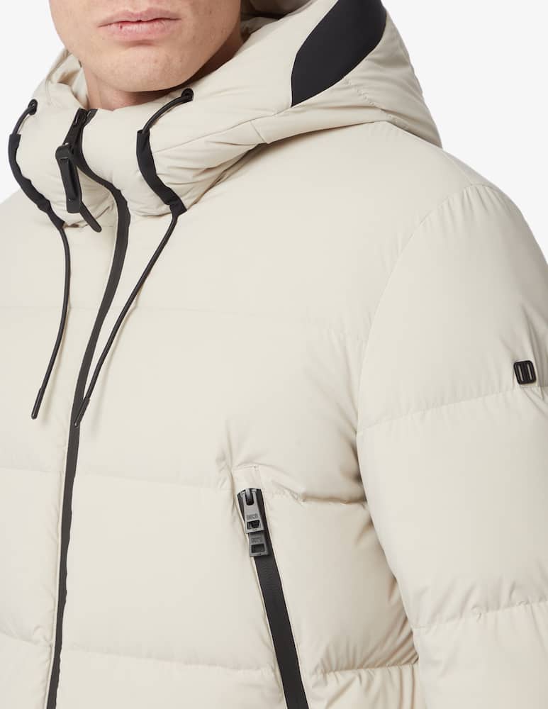 rinascente Duno Giacca corta imbottita con cappuccio - Blu