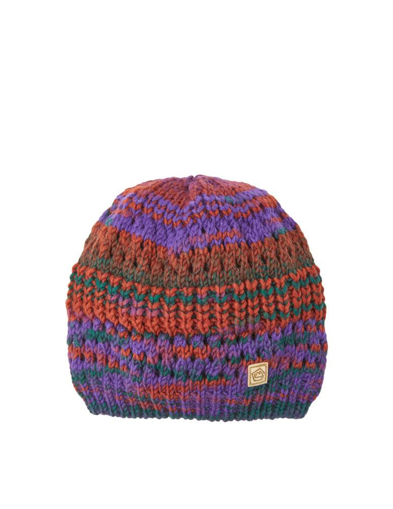 rinascente E9 Knitted blake multi fleece lining hat - Violet