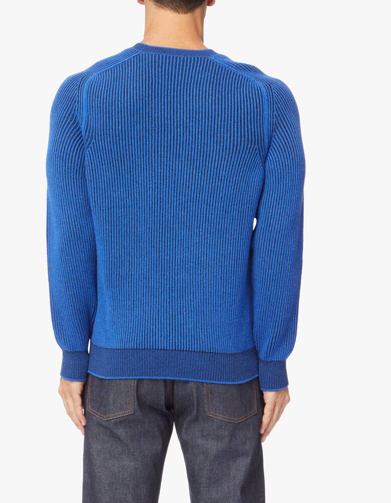 rinascente Sease Cashmere ribbed reversible crew neck sweater