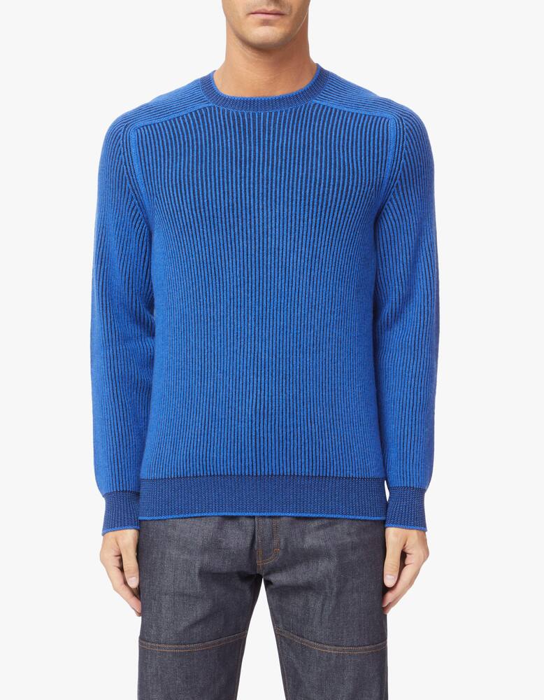 rinascente Sease Cashmere ribbed reversible crew neck sweater