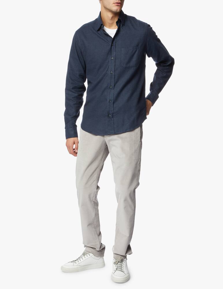 rinascente Sease Cotton and lyocell flannel button down shirt