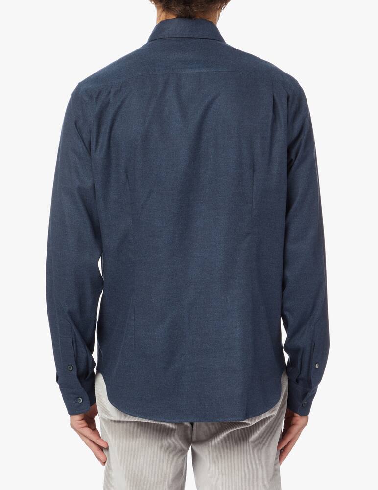 rinascente Sease Cotton and lyocell flannel button down shirt