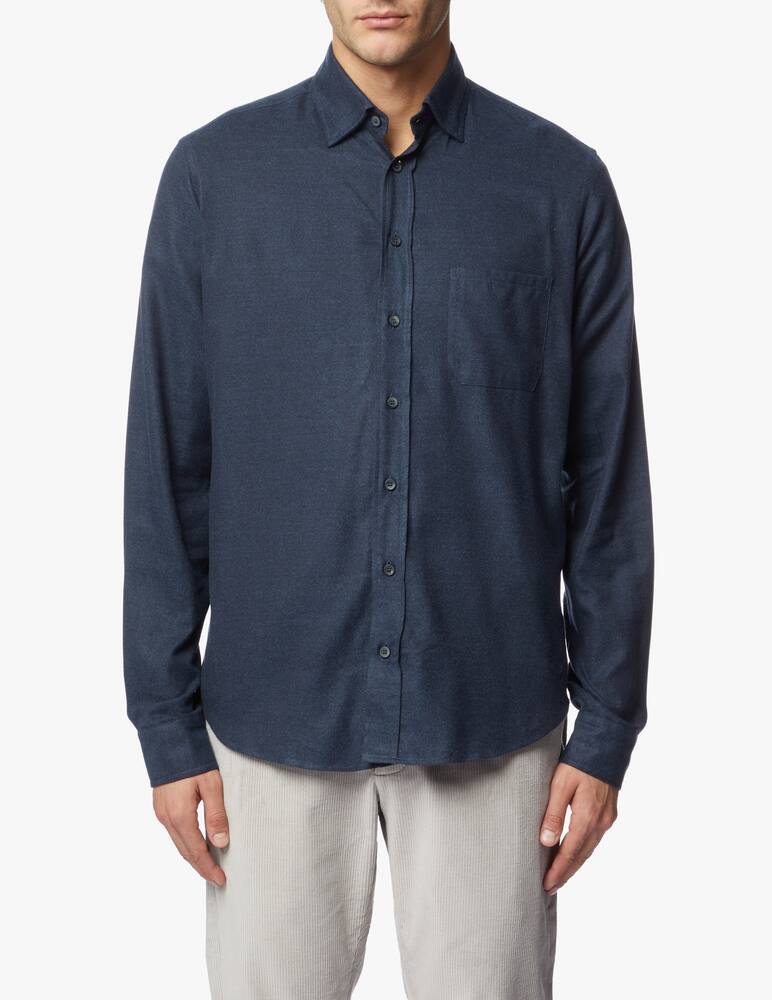 rinascente Sease Cotton and lyocell flannel button down shirt