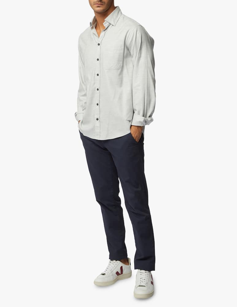 rinascente Sease Cotton and lyocell flannel button down shirt