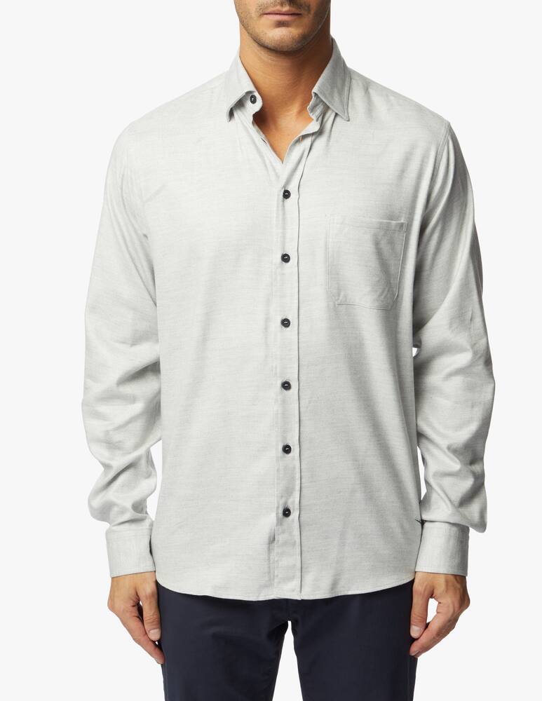 rinascente Sease Cotton and lyocell flannel button down shirt
