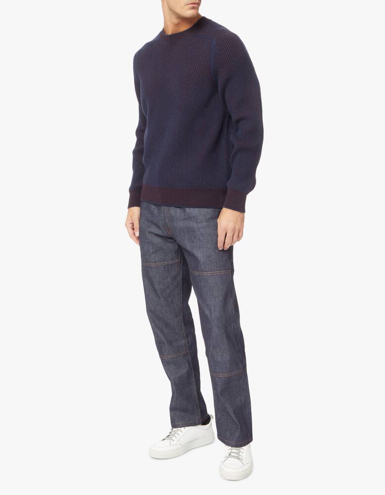 rinascente Sease Maglia reversibile a coste girocollo in cashmere