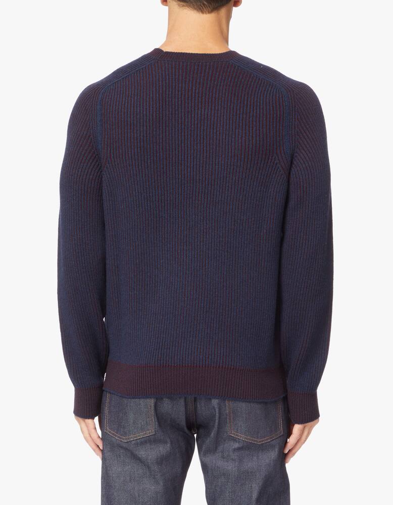 rinascente Sease Maglia reversibile a coste girocollo in cashmere