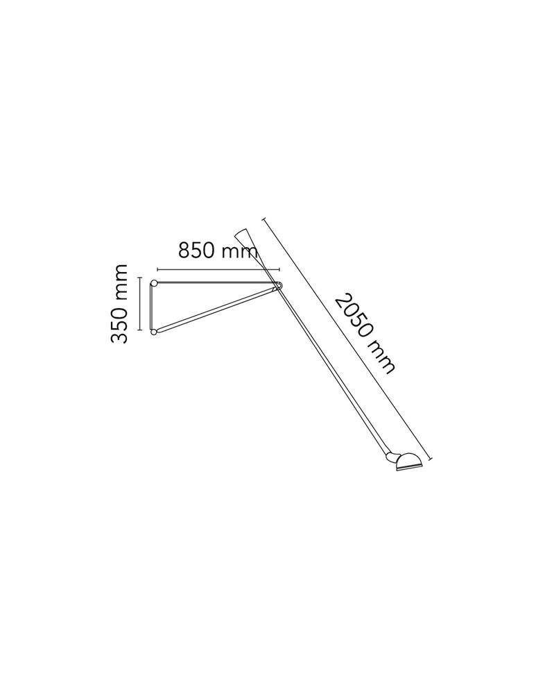 rinascente Flos 265 lampada da parete