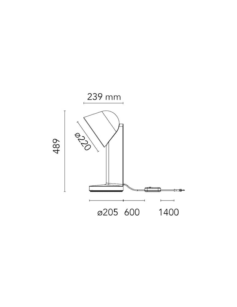 rinascente Flos Céramique Down Lampada Da Tavolo