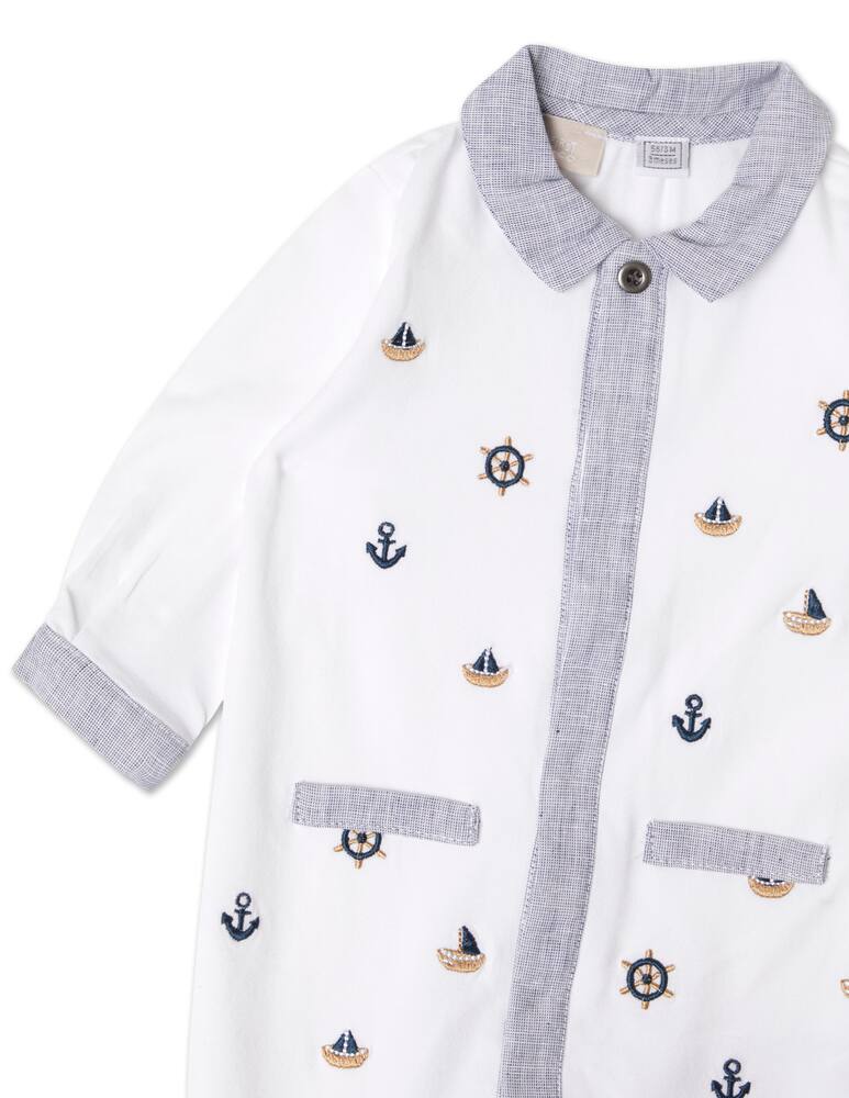 rinascente Chicco Front opened bodysuit - Bianco