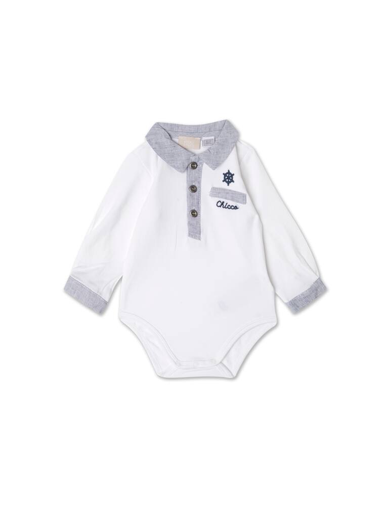 rinascente Chicco Suit set with body and pants - Grigio