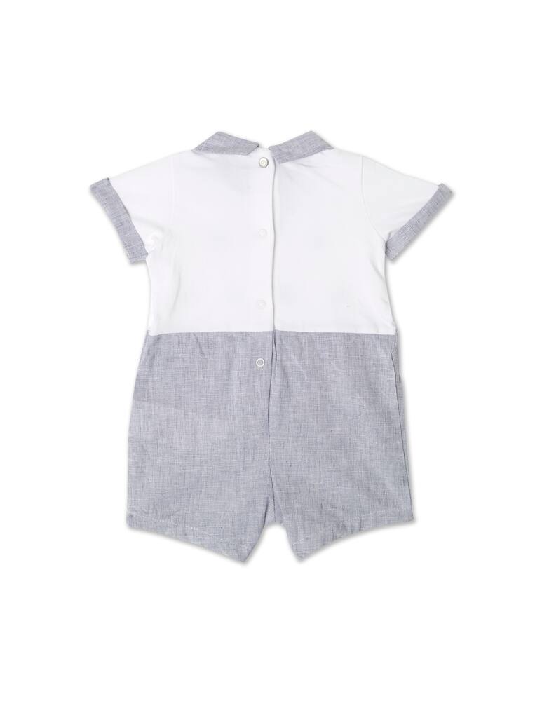 rinascente Chicco Baby short sleeve romper - Bianco