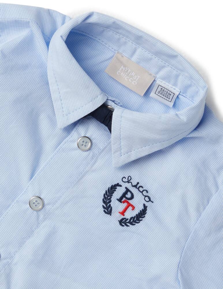rinascente Chicco Camicia manica lunga  - Azzurro