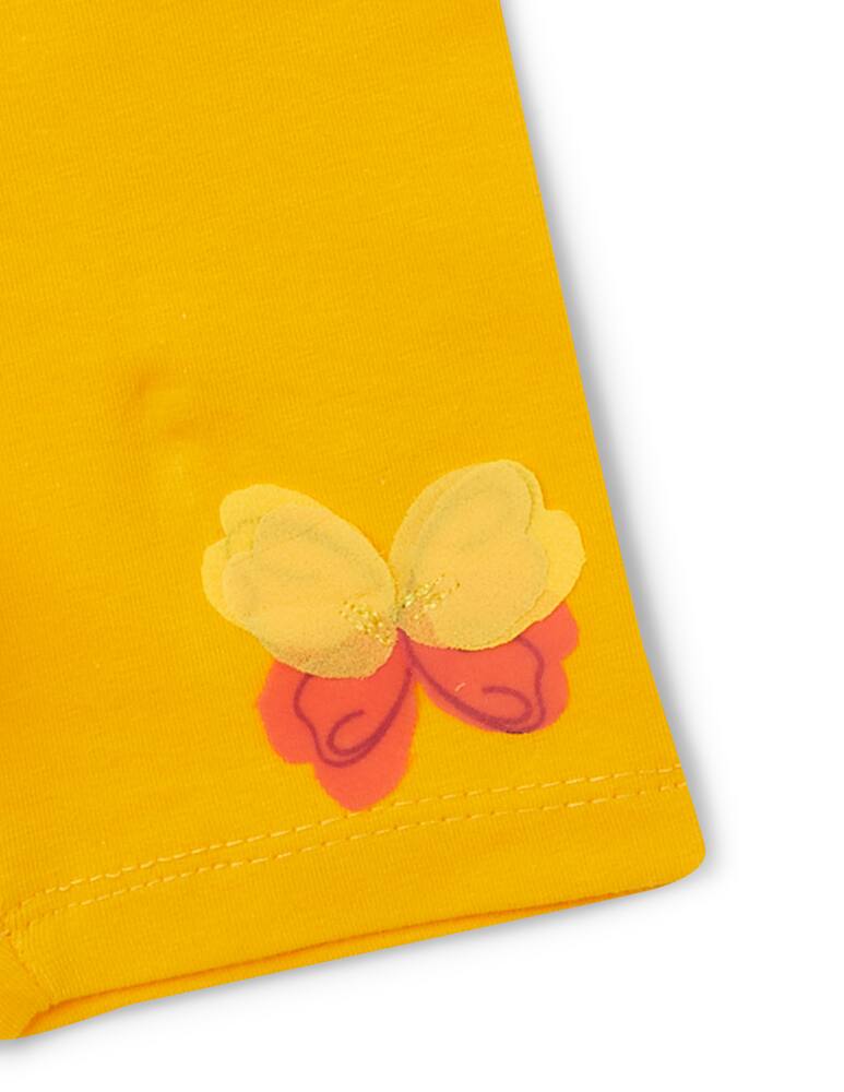 rinascente Chicco Set completo maglietta e pantalone corto - Giallo