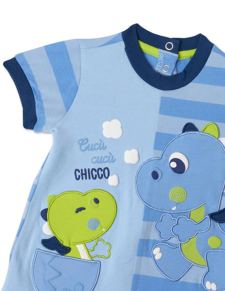 rinascente Chicco Pagliaccetto a manica corta - Azzurro