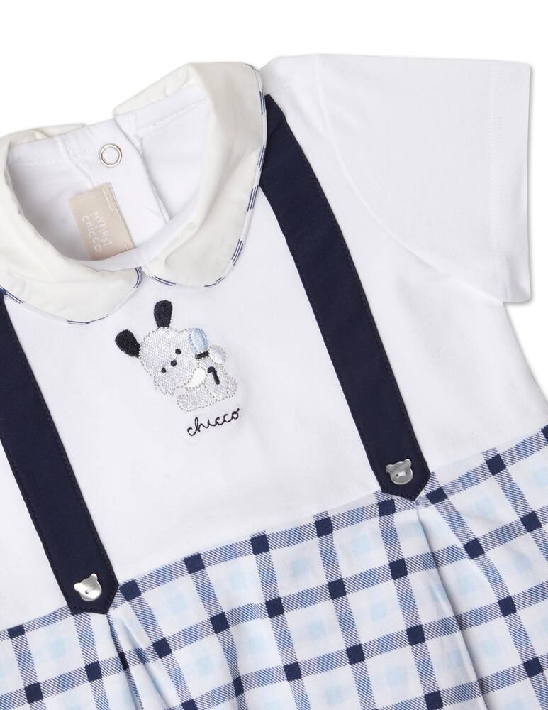 rinascente Chicco Baby short sleeve romper - Bianco