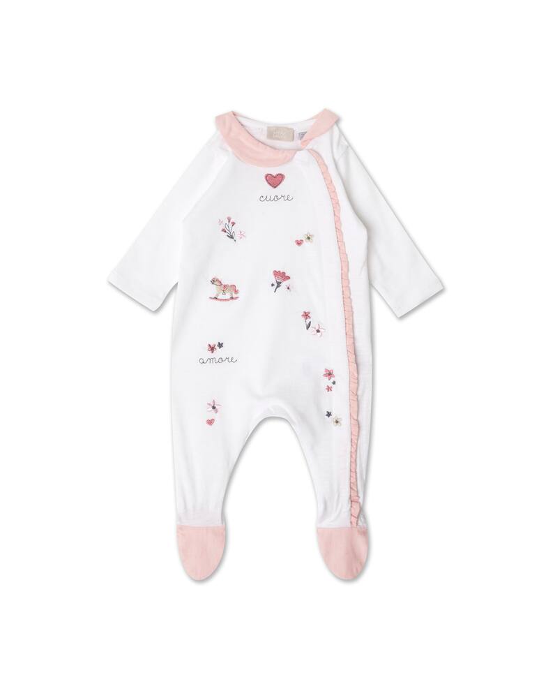 rinascente Chicco Front opened bodysuit - Bianco