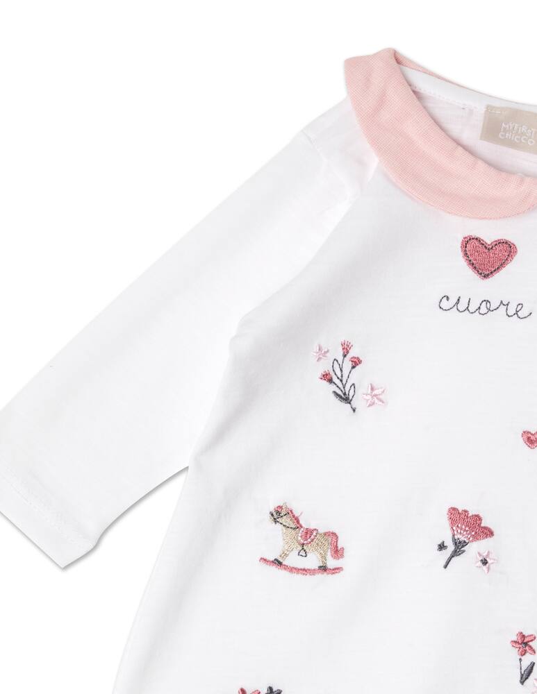 rinascente Chicco Front opened bodysuit - Bianco