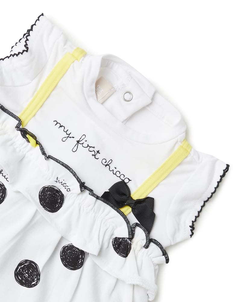 rinascente Chicco Pagliaccetto a manica corta - Giallo