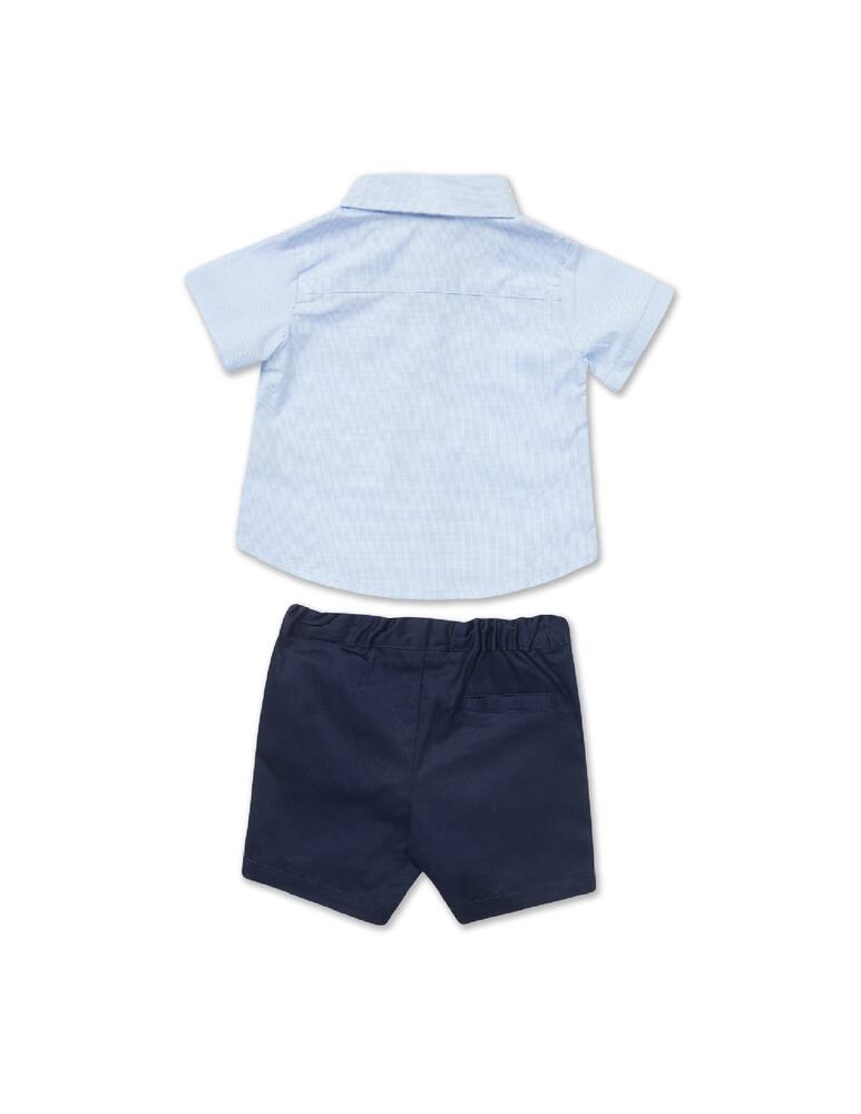 rinascente Chicco Set completo camicia e pantalone corto - Blu