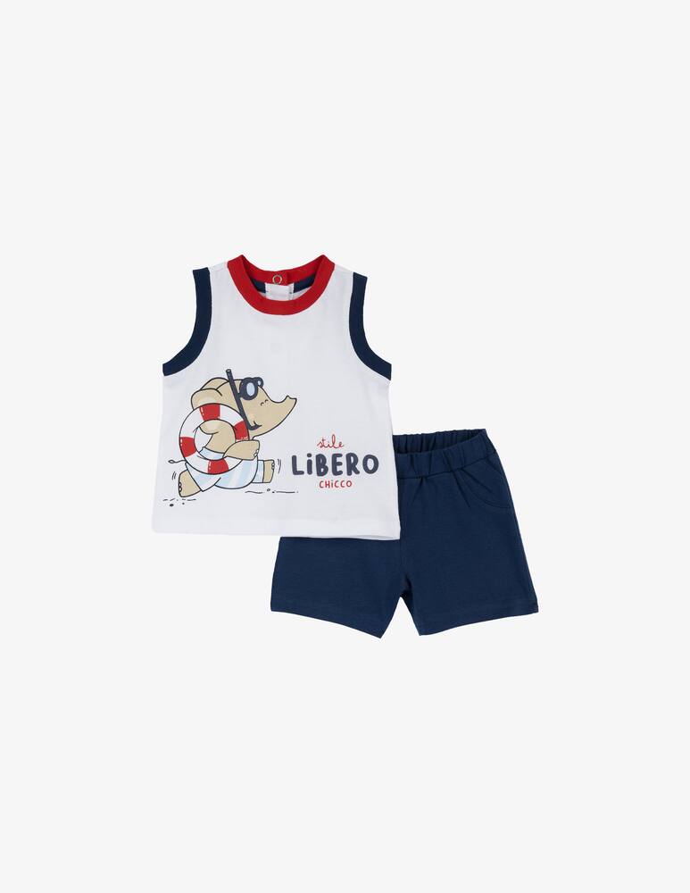 rinascente Chicco Set with tank top and shorts