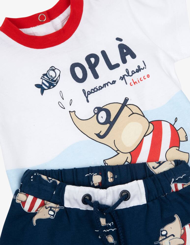 rinascente Chicco Set 2 t-shirt e pantaloncini