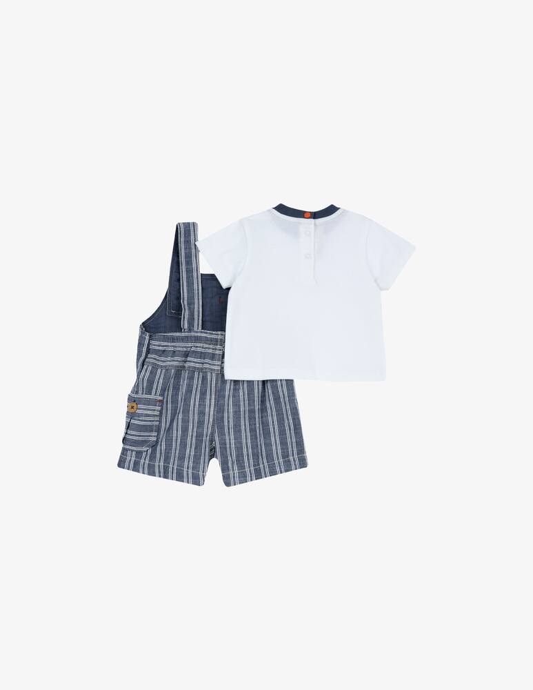 rinascente Chicco Set of t-shirt and salopette
