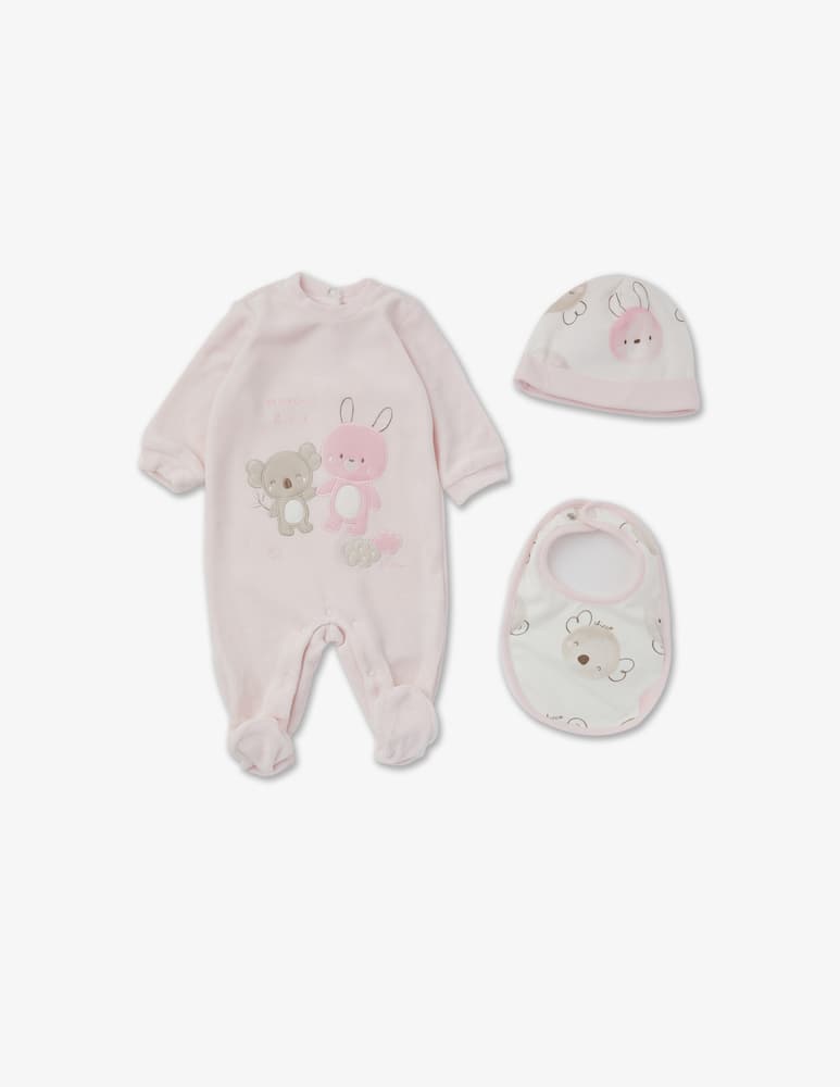 rinascente Chicco Set regalo con tutina bavaglio e cappello