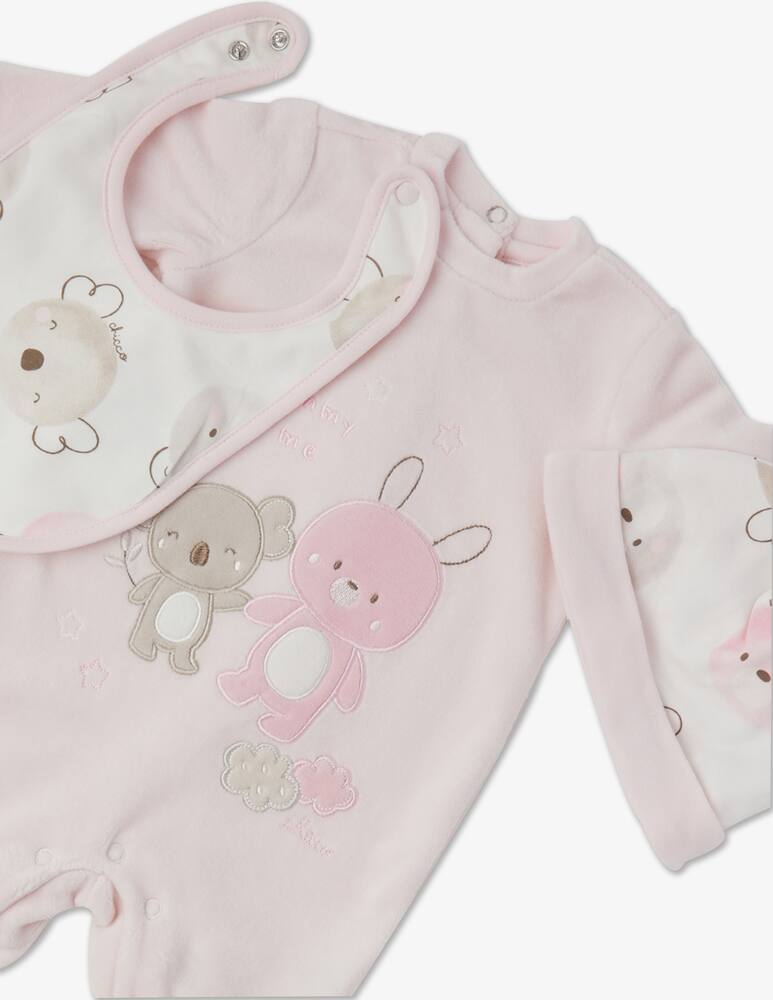 rinascente Chicco Set regalo con tutina bavaglio e cappello