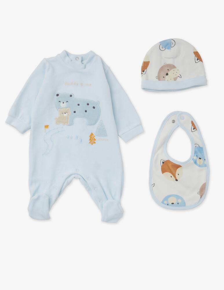 rinascente Chicco Set regalo tutina bavaglio e cappello