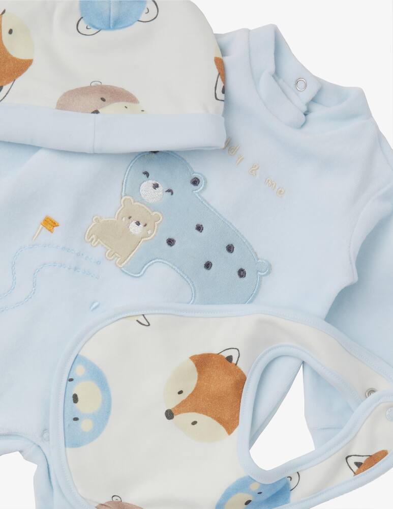 rinascente Chicco Set regalo tutina bavaglio e cappello