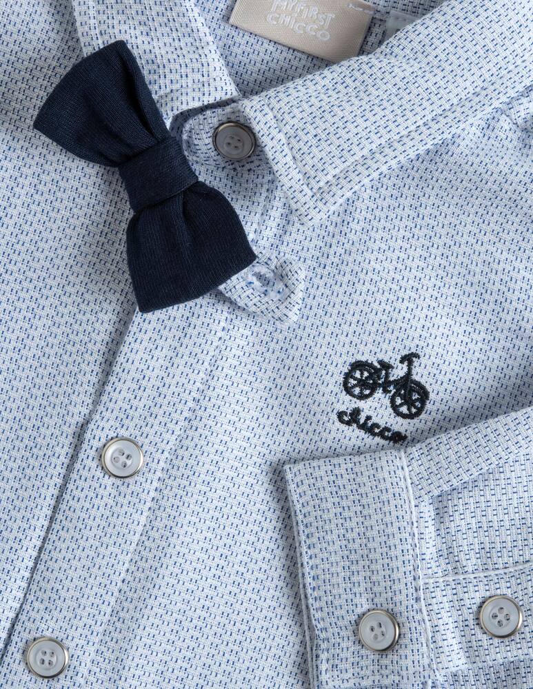 rinascente Chicco Camicia in cotone a manica lunga