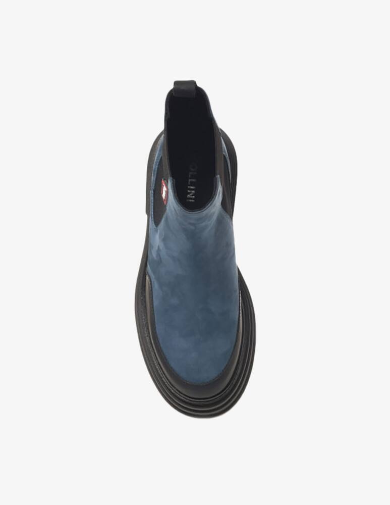 rinascente Pollini Stairway chunky bootie in suede 