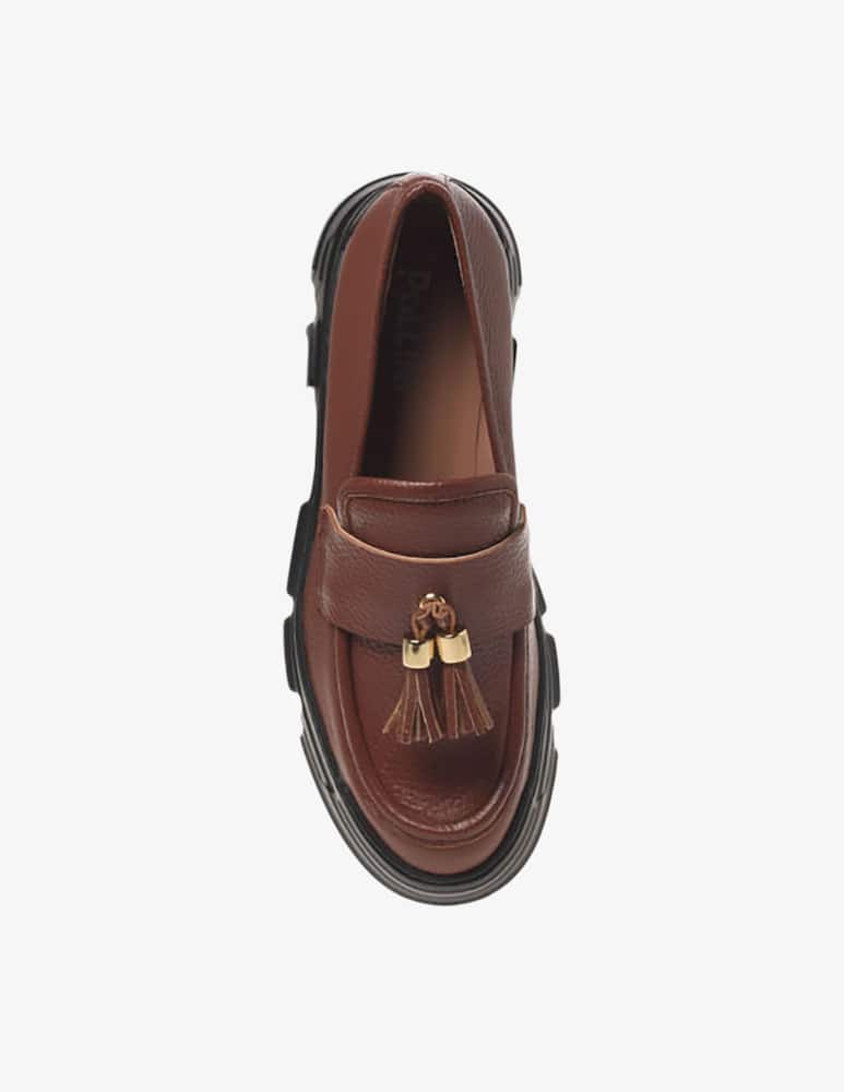 Pollini Lady Brave elk print calfskin loafers - picture 3 Pollini Lady Brave elk print calfskin loafers - picture 3