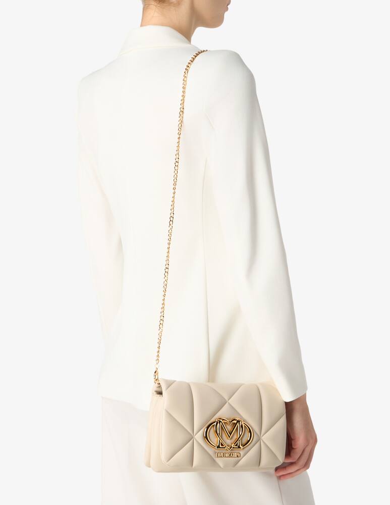 rinascente Love Moschino Quilted chain clutch