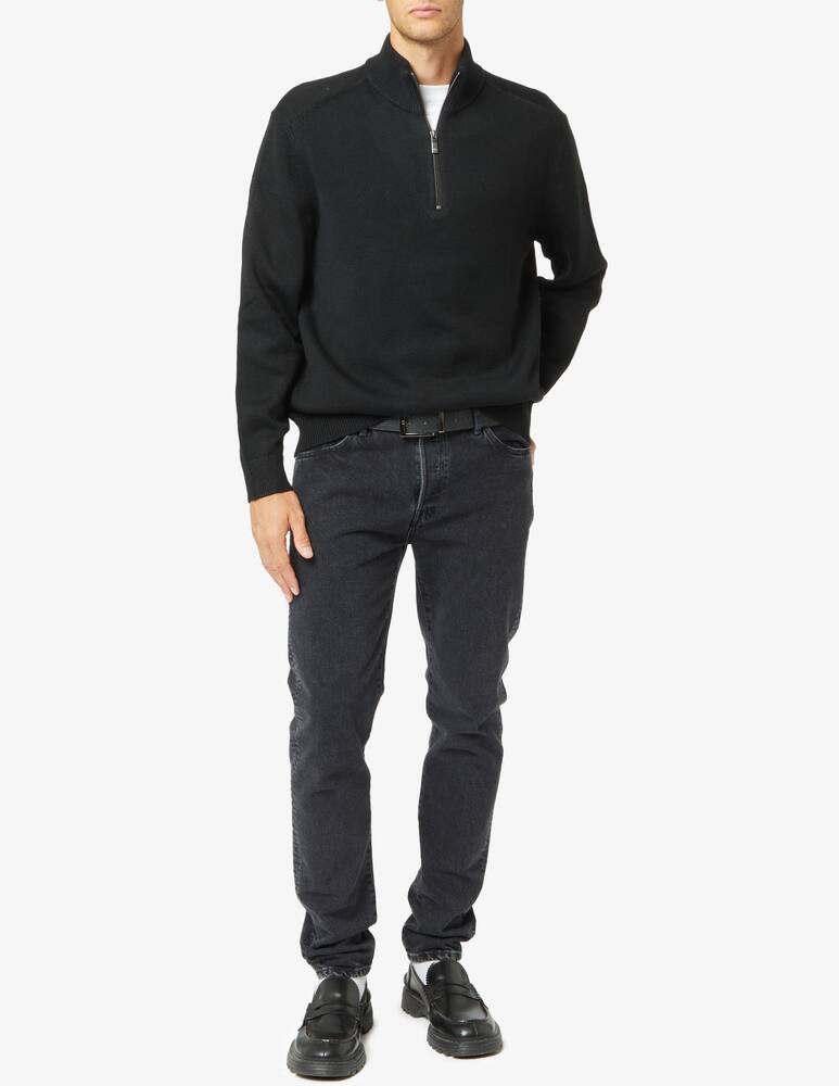 rinascente Armani Exchange Wool blended half zip jumper