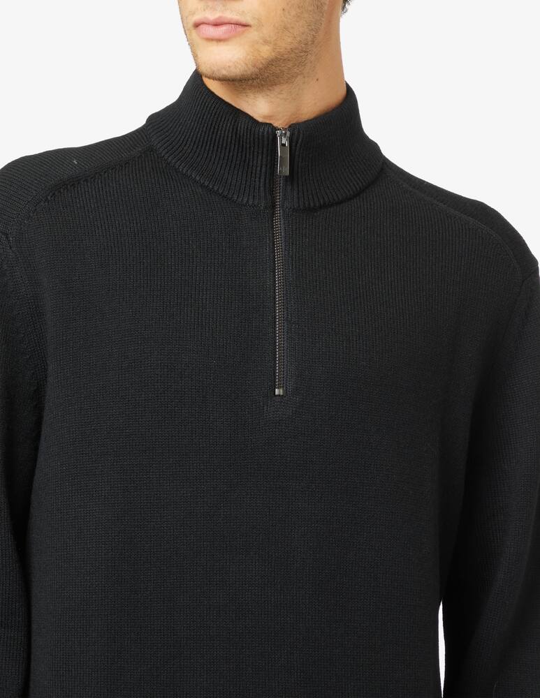 rinascente Armani Exchange Wool blended half zip jumper