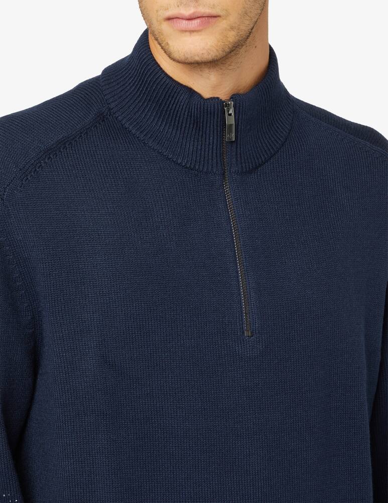 rinascente Armani Exchange Wool blended half zip jumper