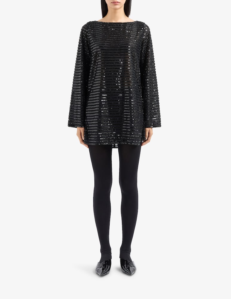 Emporio Armani Vestito corto a manica lunga - immagine 1 Emporio Armani Vestito corto a manica lunga - immagine 1