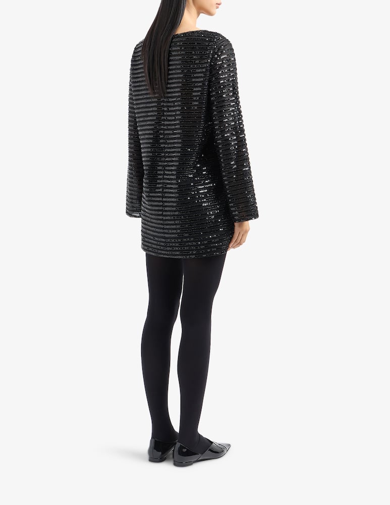Emporio Armani Vestito corto a manica lunga - immagine 3 Emporio Armani Vestito corto a manica lunga - immagine 3