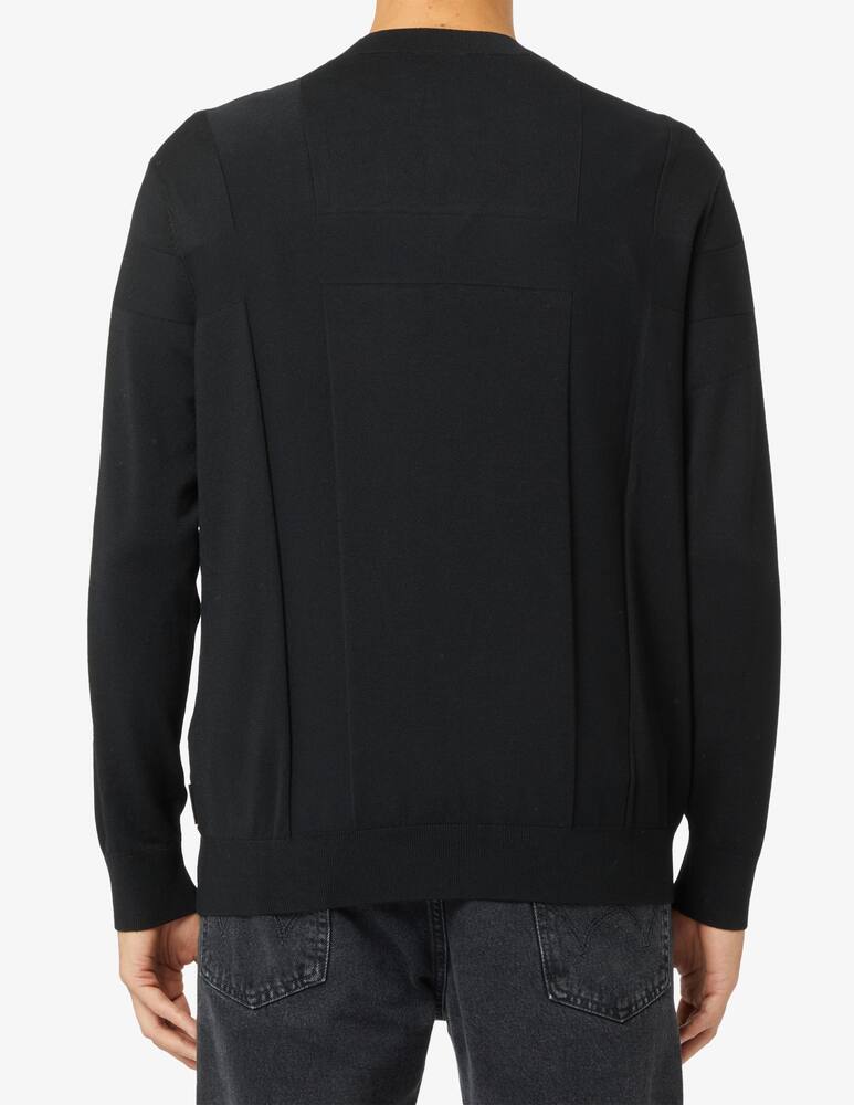 Armani Exchange Maglia girocollo viscosa con trama - immagine 3 Armani Exchange Maglia girocollo viscosa con trama - immagine 3