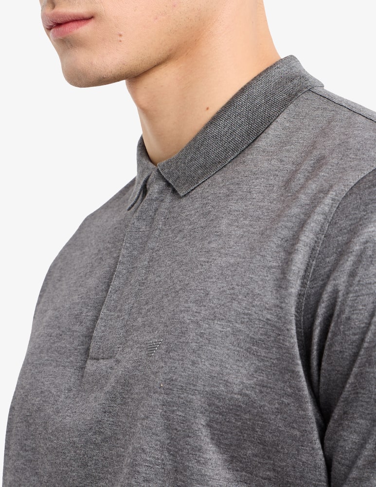 Emporio Armani Polo manica corta con zip - immagine 3 Emporio Armani Polo manica corta con zip - immagine 3