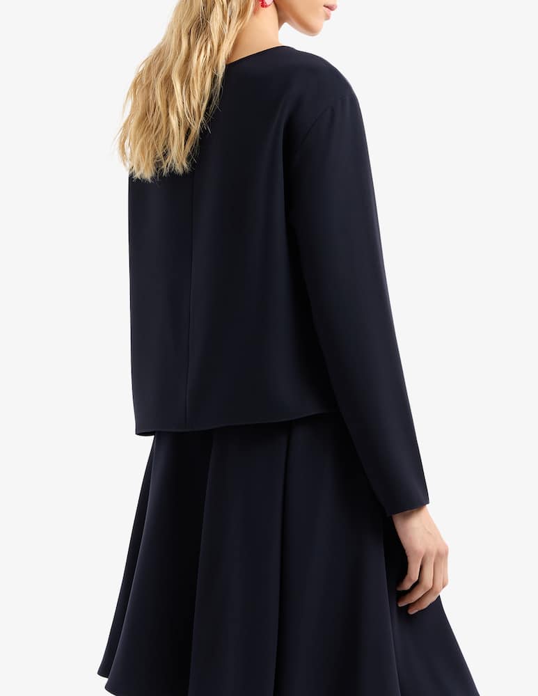 Emporio Armani Blusa con colla a barca - immagine 3 Emporio Armani Blusa con colla a barca - immagine 3