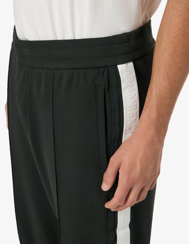 rinascente Armani Exchange Pantaloni tuta con riga tape