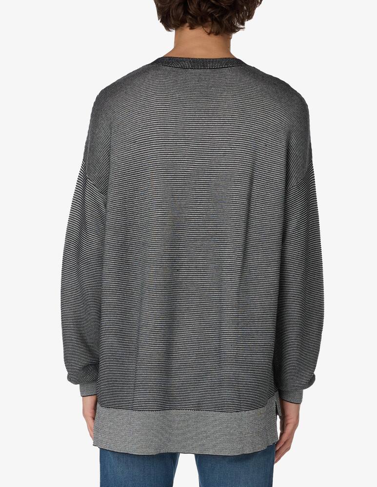 Armani Exchange Maglia girocollo a righe - immagine 3 Armani Exchange Maglia girocollo a righe - immagine 3