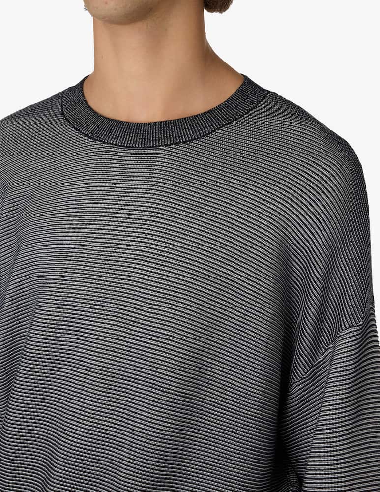 Armani Exchange Maglia girocollo a righe - immagine 4 Armani Exchange Maglia girocollo a righe - immagine 4