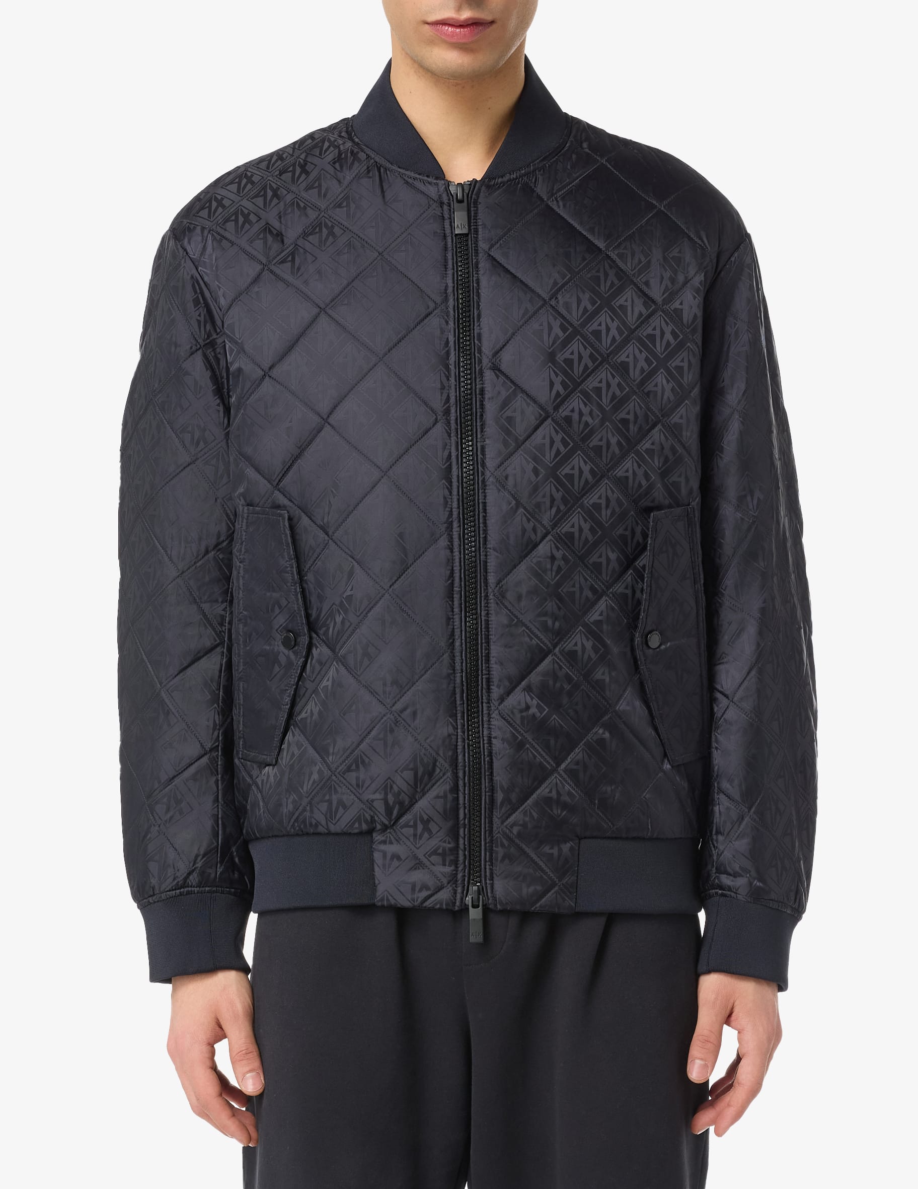 Shop Armani Exchange Bomber jacket on Rinascente