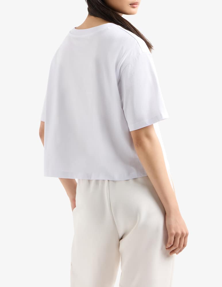rinascente Armani Exchange T-shirt crop brillante